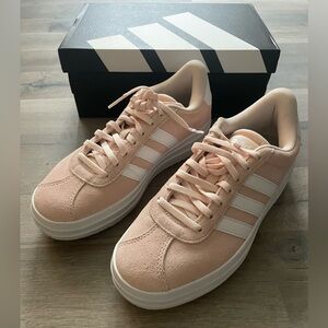 adidas Women's Sneakers in Soft Pink and White